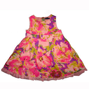 Baby Gap NWT Portobello Floral Bow Tulle Dress 3-6 Months